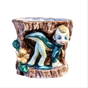 Acme Norcrest Anthropomorphic Pixie Made In Japan Vintage Planter